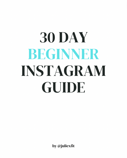 30 day beginner challenge (just ig links only)