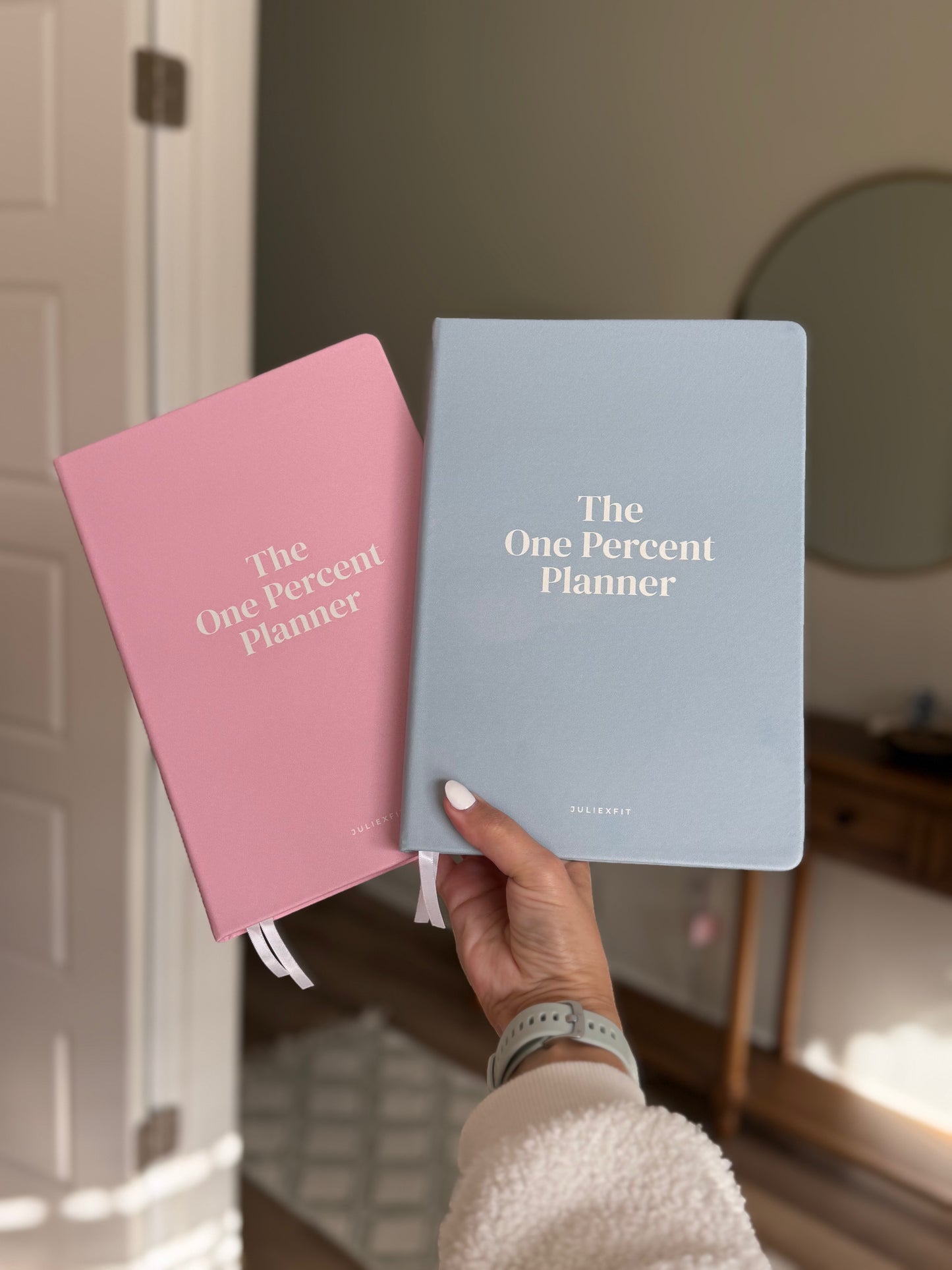 The One Percent Planner by Julie (PINK + BLUE)